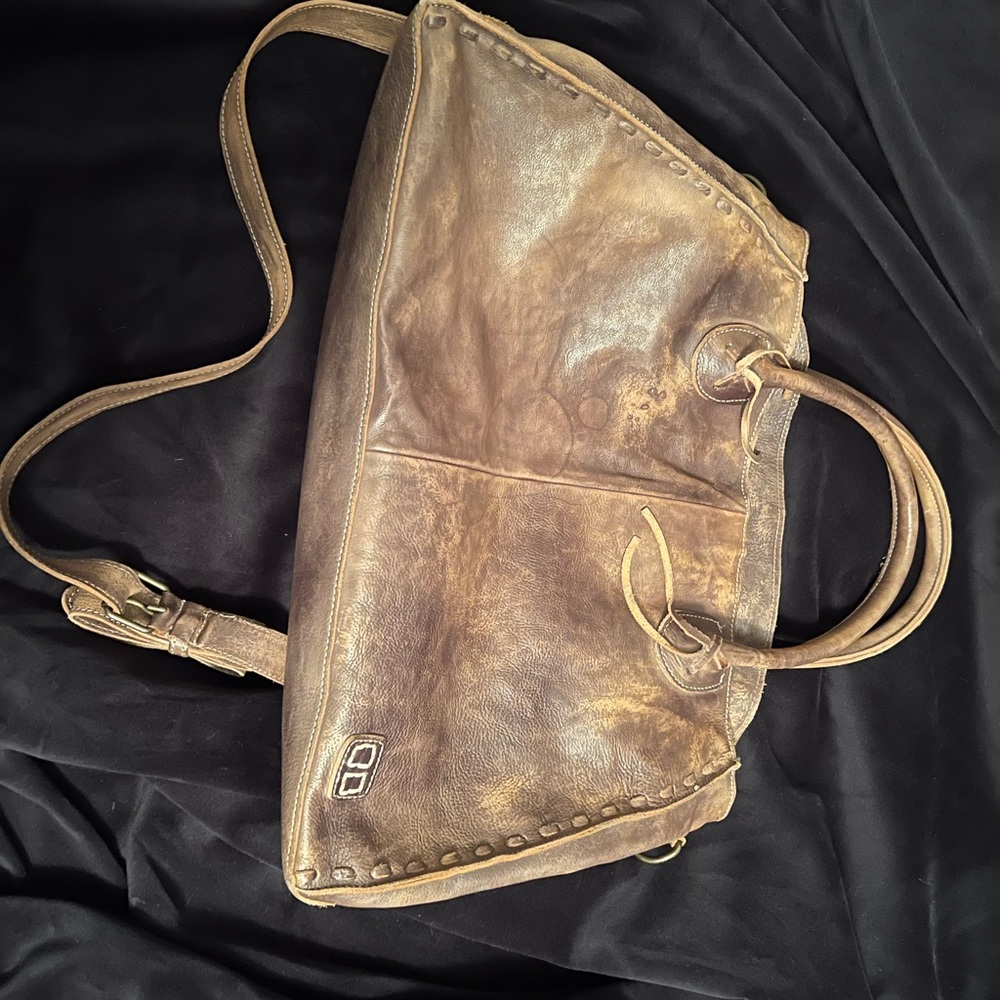 Bed Stu tan Rockaway bag